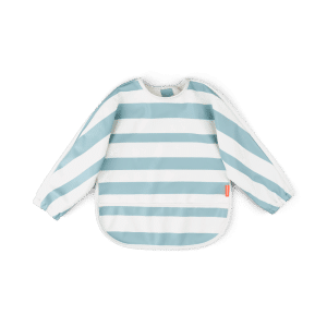 Hagesmæk m/ærmer og lomme - Stripes Blå